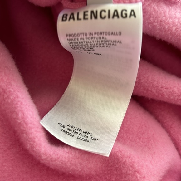 Balenciaga GAY PRIDE 2021 Pink Hoodie w/Designer Box - Picture 10 of 10